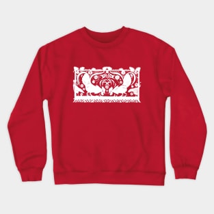 Dutch Arts & Crafts Roosters Crewneck Sweatshirt